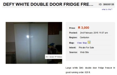 Double-Door-Defy-Fridge-For-Sale