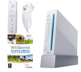 wii comsole and sport game
