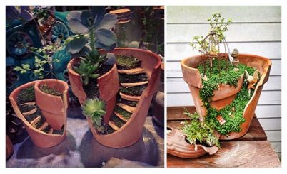 pots and planters for your fairy garden