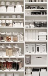 containers in the pantry