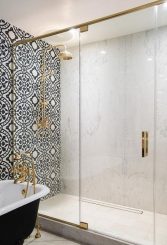 patterned bathroom wall tiles