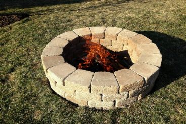 easy to make fire pit