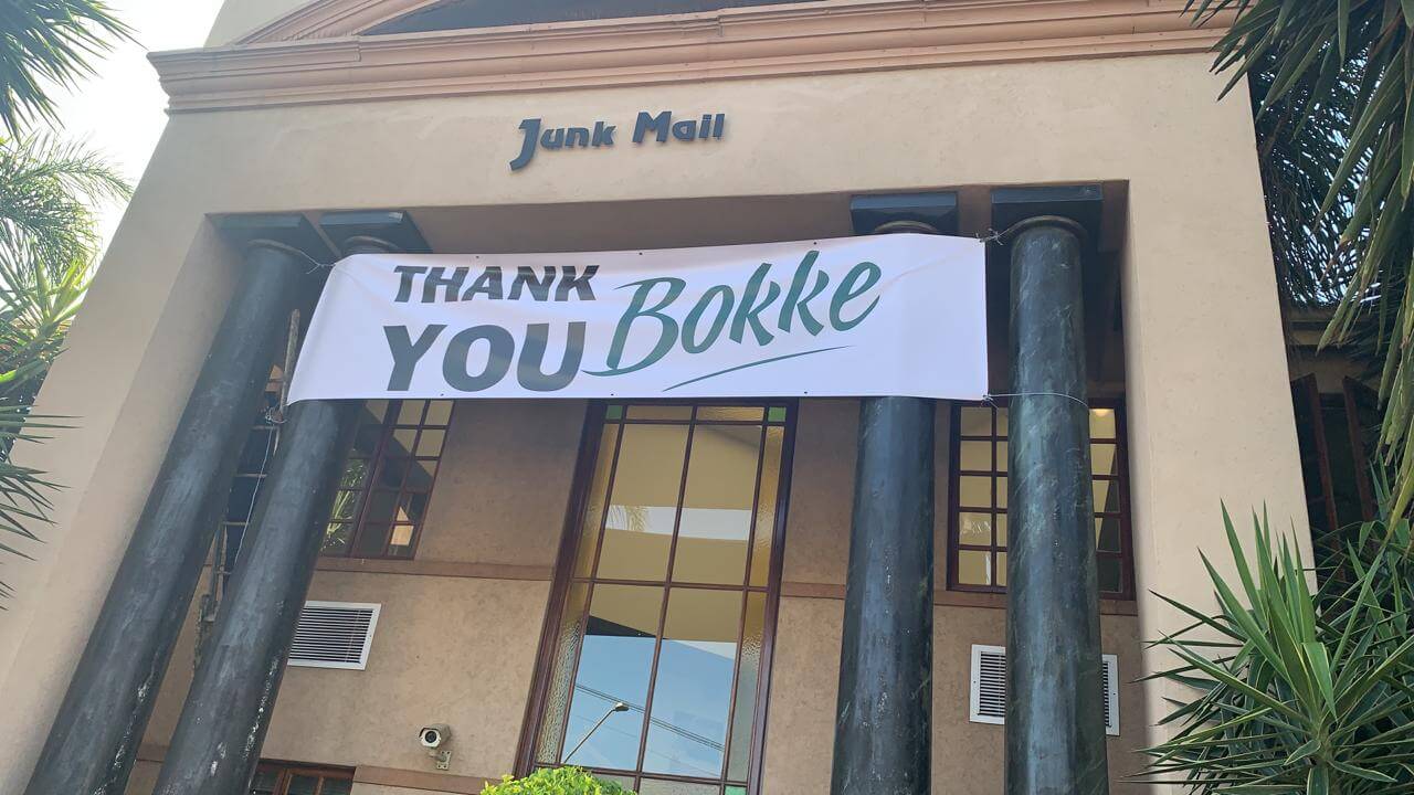 Junk Mail team joins Springboks in World Cup celebrations